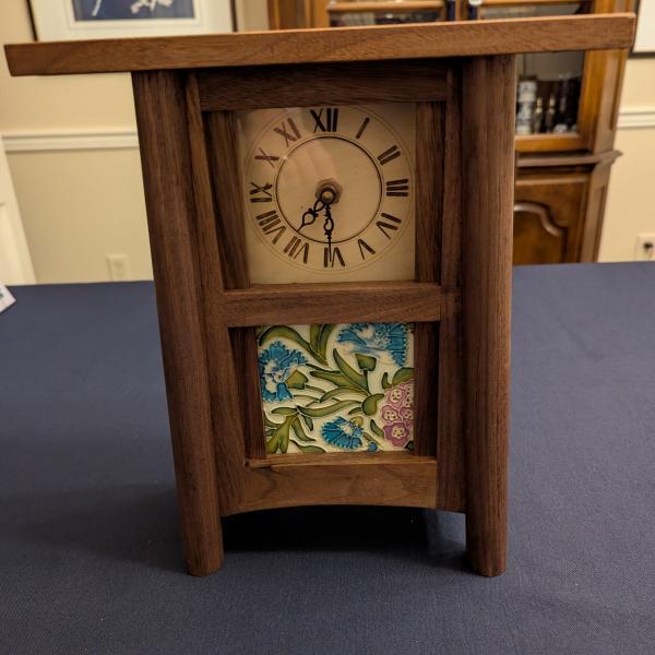 Walnut Mantle Clock